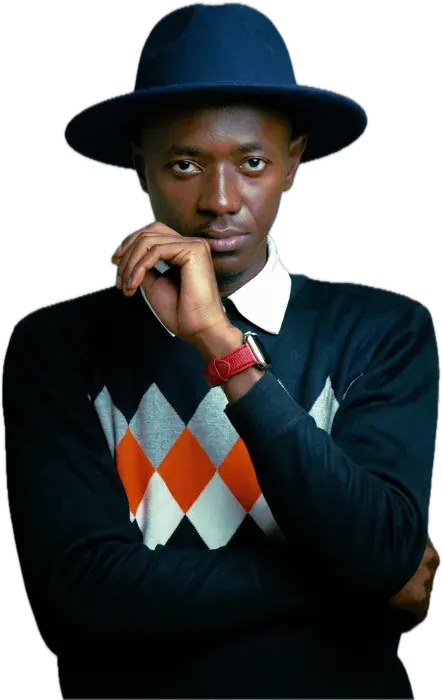 Giovanny Engamba — chapeau marine