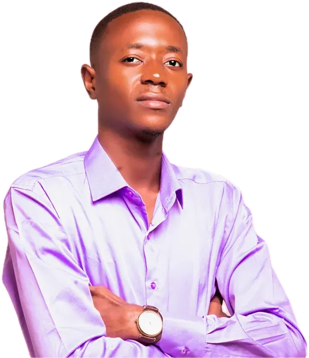 Giovanny Engamba — chemise mauve