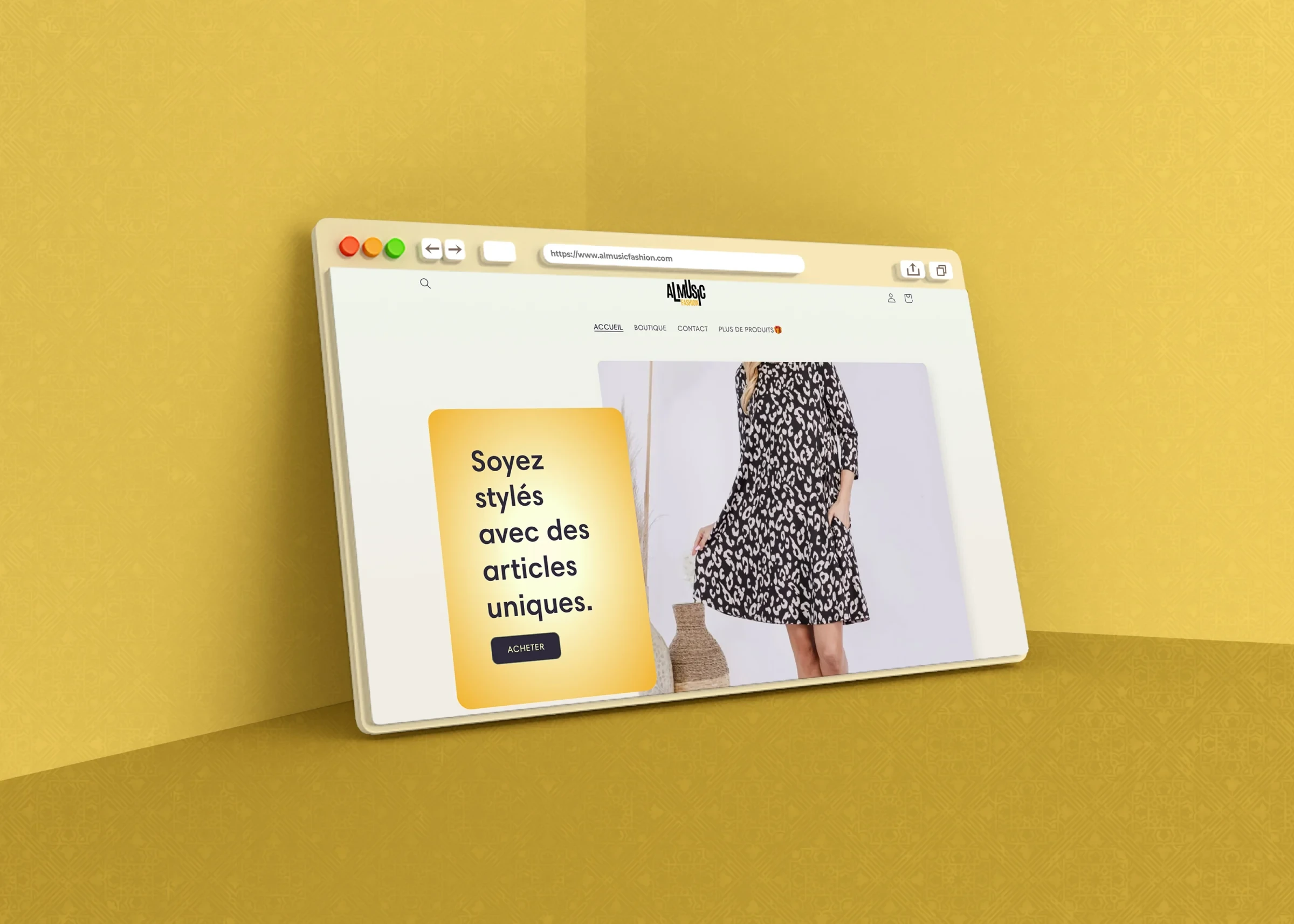 AL Music Fashion — E-commerce mode — visuel 3