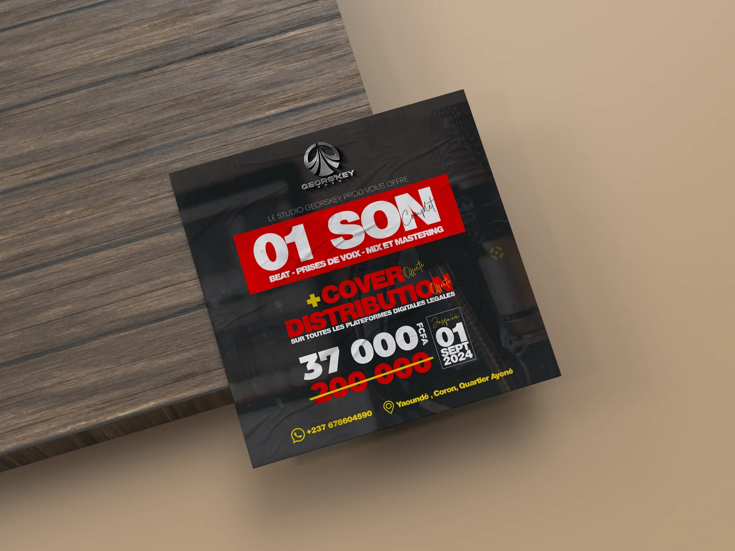 Georskey Prod — Flyer promo beatmaking — visuel 1