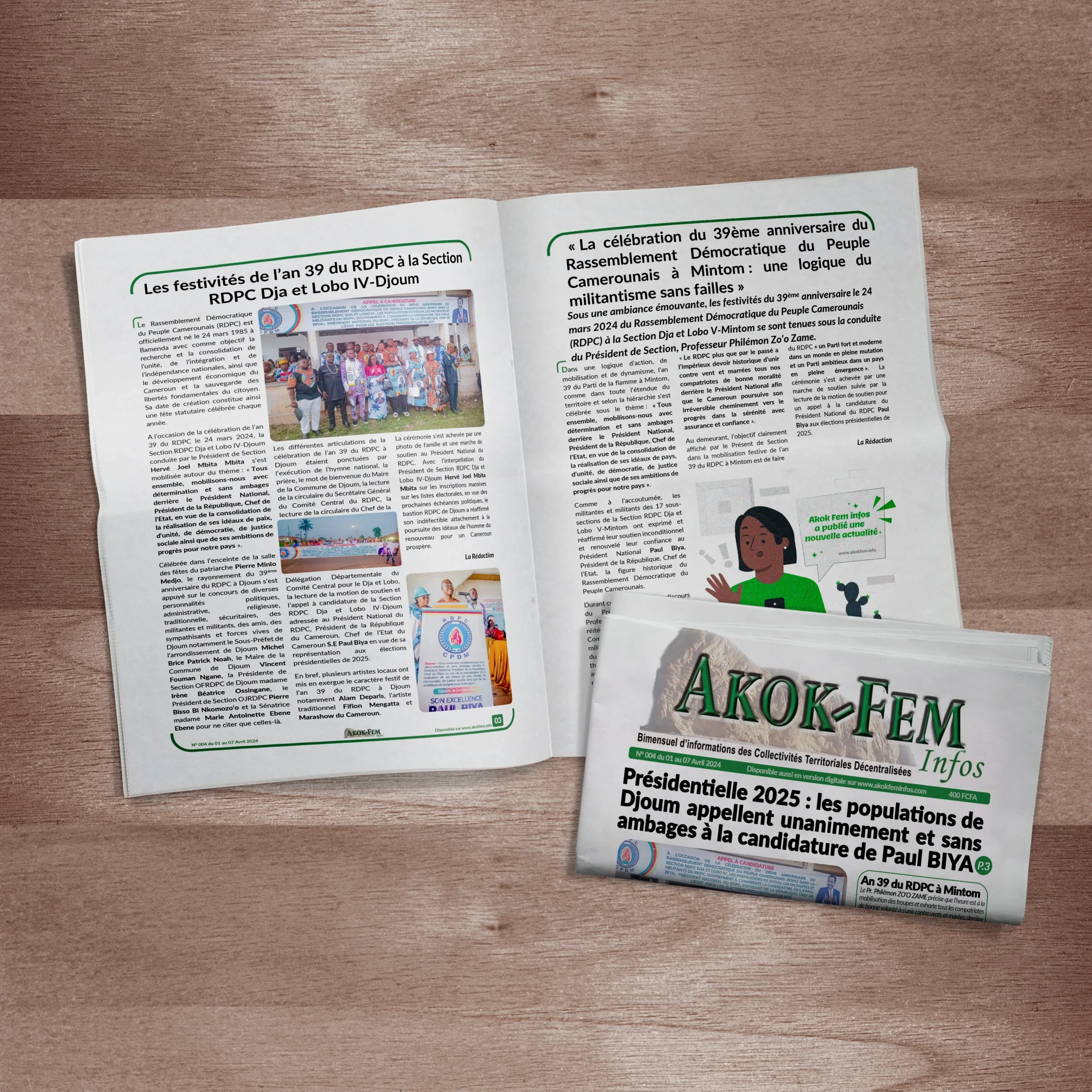 Akok-Fem — Journal hebdomadaire — visuel 2