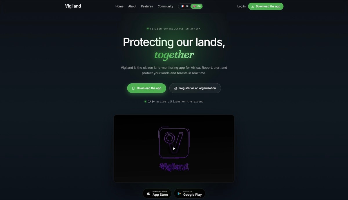 VIGILAND — Application de vigilance foncière — visuel 1