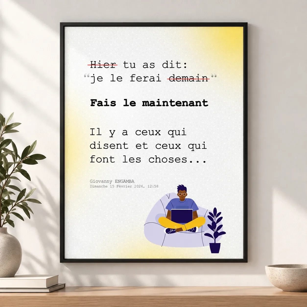 Un fichier, pas une toile