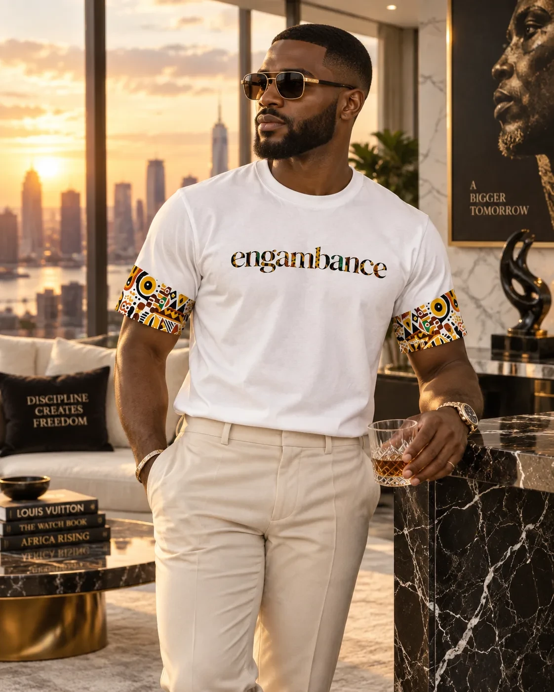 Un coton épais, pour un t-shirt qui tombe droit