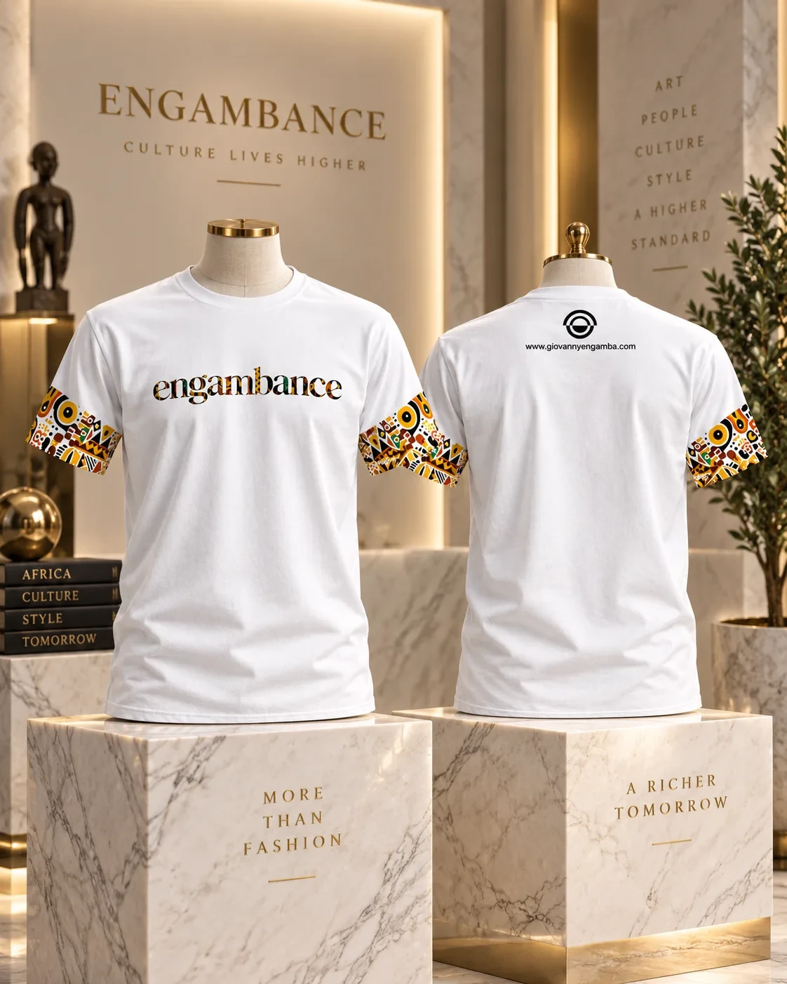T-shirt Engambance — Collection Afrikzer