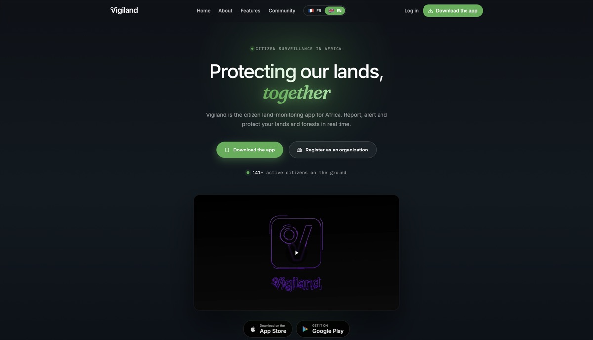 VIGILAND — Application de vigilance foncière — visuel 1